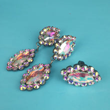 Load image into Gallery viewer, Drop Crystal Earrings and Ring Set