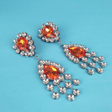 Load image into Gallery viewer, Dangle Crystal Earrings
