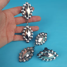 Load image into Gallery viewer, Drop Crystal Earrings and Ring Set