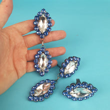 Load image into Gallery viewer, Drop Crystal Earrings and Ring Set