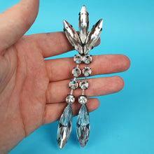 Load image into Gallery viewer, Arina Drop Crystal Clip On Earrings