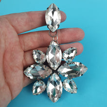 Load image into Gallery viewer, Zena Crystal Clip On Earrings