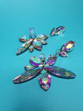 Load image into Gallery viewer, Ruby Star Clipon Earrings