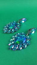 Load image into Gallery viewer, Violets Crystal Clip On Earrings
