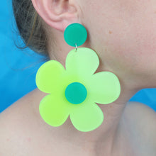 Load image into Gallery viewer, Giant Flower Earrings
