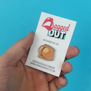 Caramel Booty Pin Badge