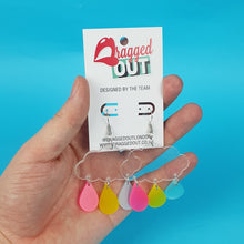 Load image into Gallery viewer, Pansexual Cloud Earrings
