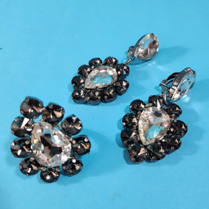 Crystal Earrings and Ring Set