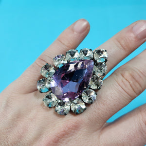 Crystal Statement Ring