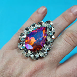 Crystal Statement Ring