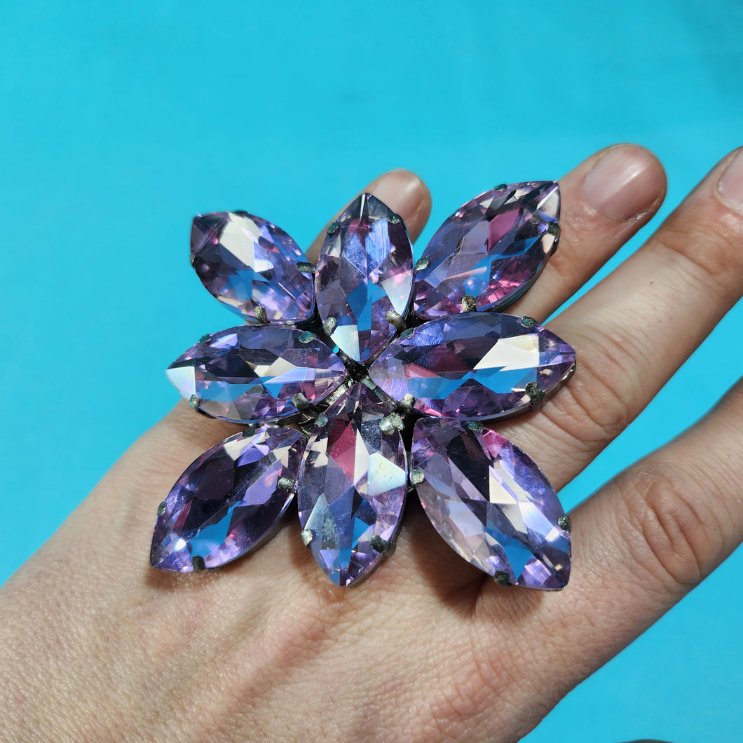 Crystal Statement Ring