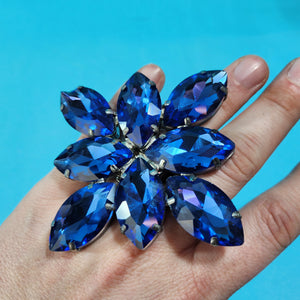 Crystal Statement Ring