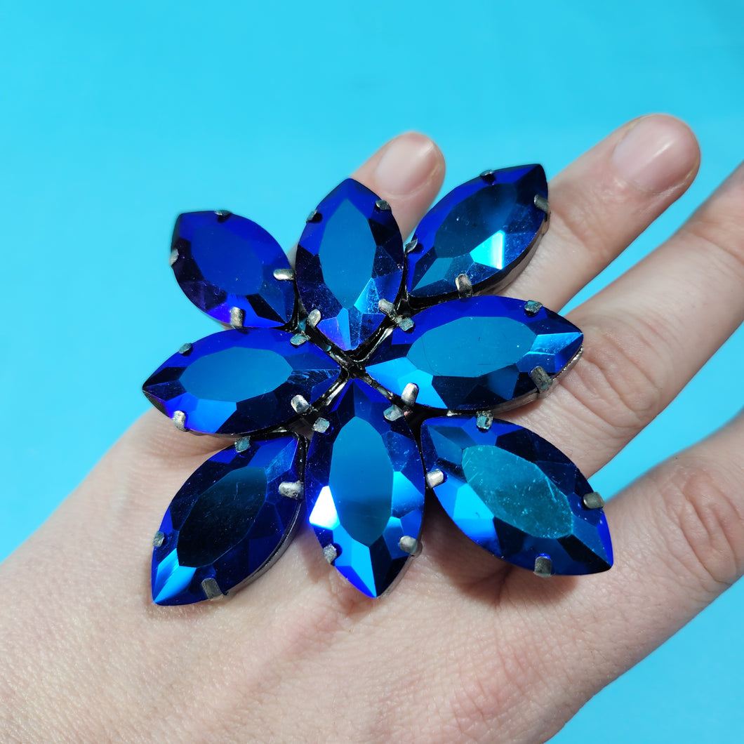 Crystal Statement Ring