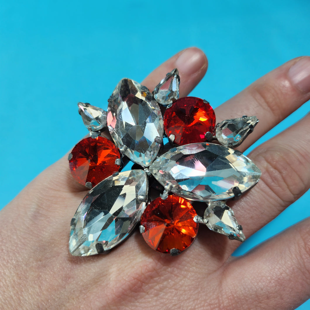 Crystal Statement Ring