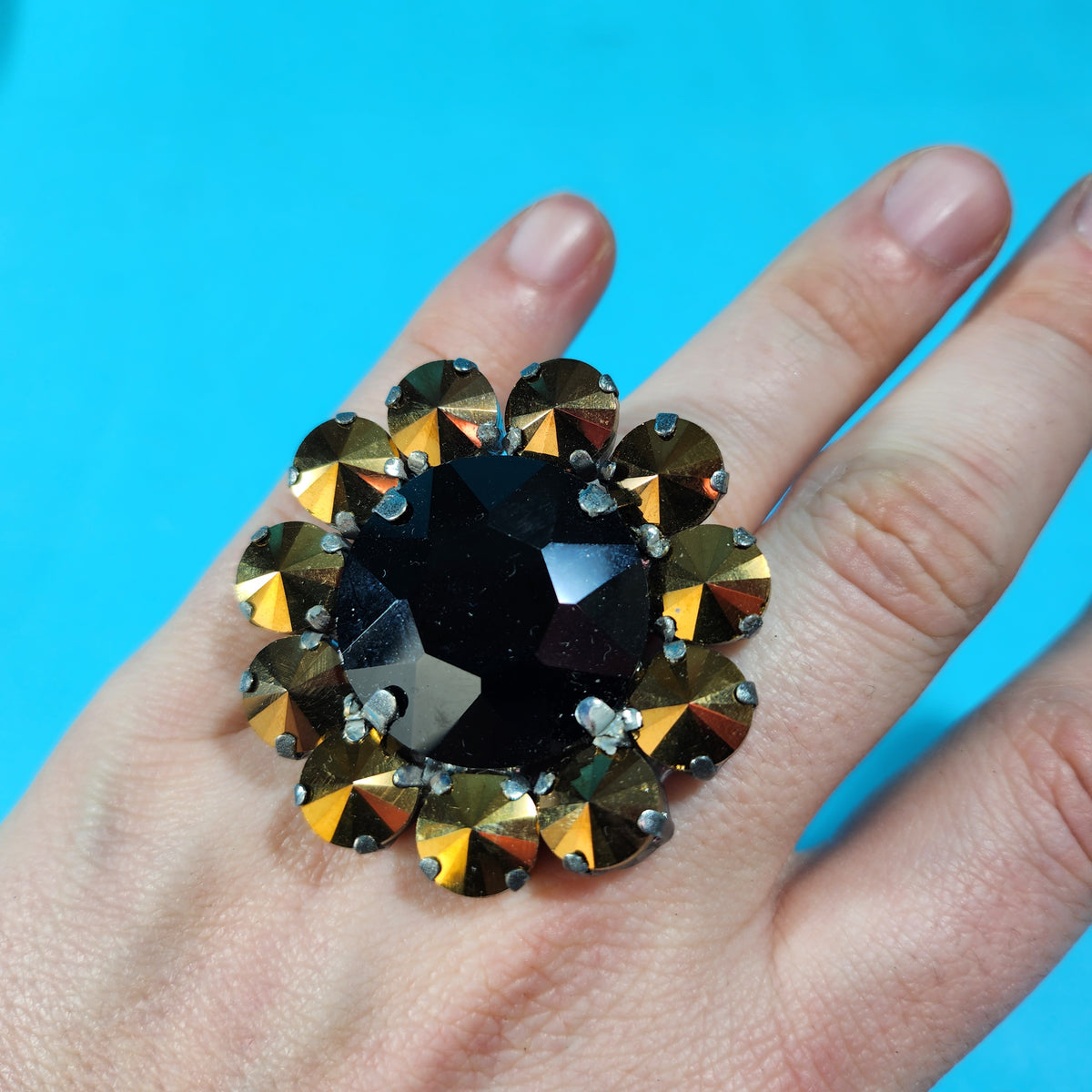 Crystal Statement Ring – Dragged Out