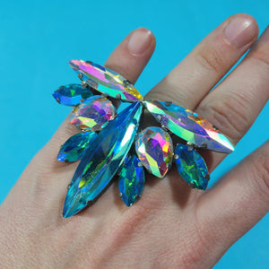 Crystal Statement Ring