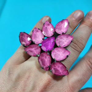 Crystal Statement Ring