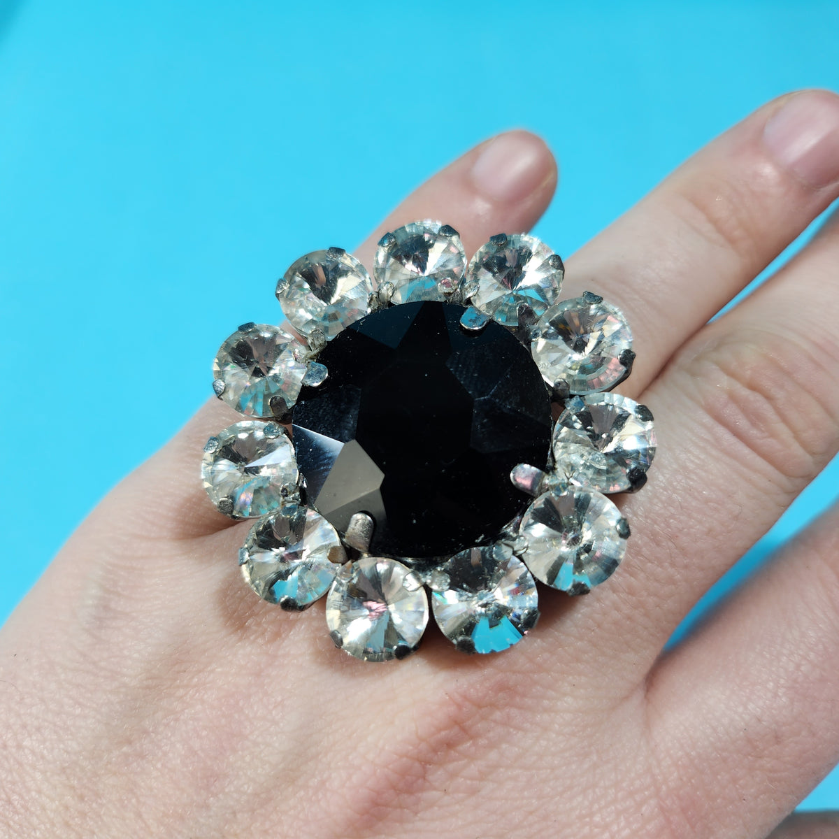 Crystal Statement Ring – Dragged Out