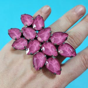 Crystal Statement Ring