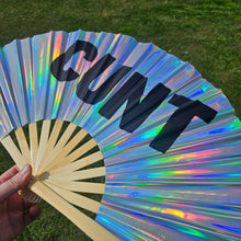 Load image into Gallery viewer, Cunt Bamboo Fan
