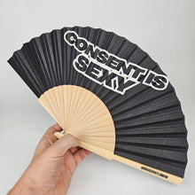 Load image into Gallery viewer, Consent Is Sexy Handheld Small Fan
