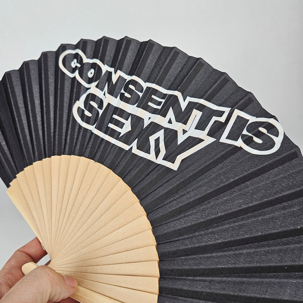 Consent Is Sexy Handheld Small Fan