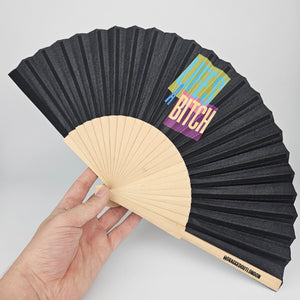 Lifes A Bitch Handheld Small Fan