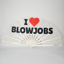 Load image into Gallery viewer, I Love Blowjobs Clack Fan
