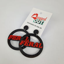 Load image into Gallery viewer, Feral Circle Earrings
