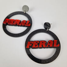 Load image into Gallery viewer, Feral Circle Earrings
