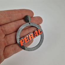 Load image into Gallery viewer, Feral Circle Earrings
