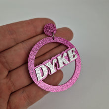 Load image into Gallery viewer, Dyke Circle Earrings
