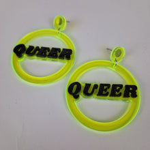 Load image into Gallery viewer, Queer Circle Earrings

