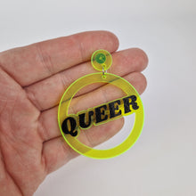 Load image into Gallery viewer, Queer Circle Earrings

