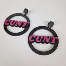 Load image into Gallery viewer, Cunt Circle Earrings
