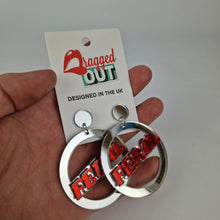 Load image into Gallery viewer, Feral Circle Earrings
