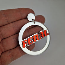 Load image into Gallery viewer, Feral Circle Earrings
