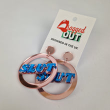 Load image into Gallery viewer, Slut Circle Earrings

