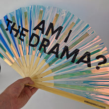 Load image into Gallery viewer, Am I The Drama Bamboo Fan
