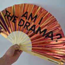 Load image into Gallery viewer, Am I The Drama Bamboo Fan
