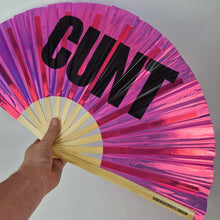 Load image into Gallery viewer, Cunt Bamboo Fan
