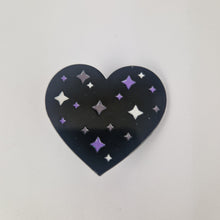 Load image into Gallery viewer, Asexual Heart Badge
