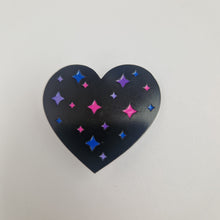 Load image into Gallery viewer, Bisexual Heart Pin Badge
