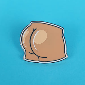 Caramel Booty Pin Badge