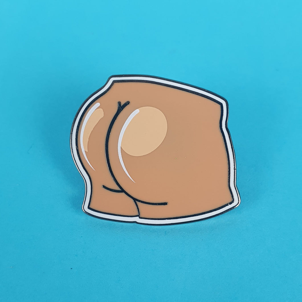 Caramel Booty Pin Badge