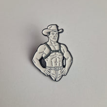 Load image into Gallery viewer, Cowboy Pin Badge
