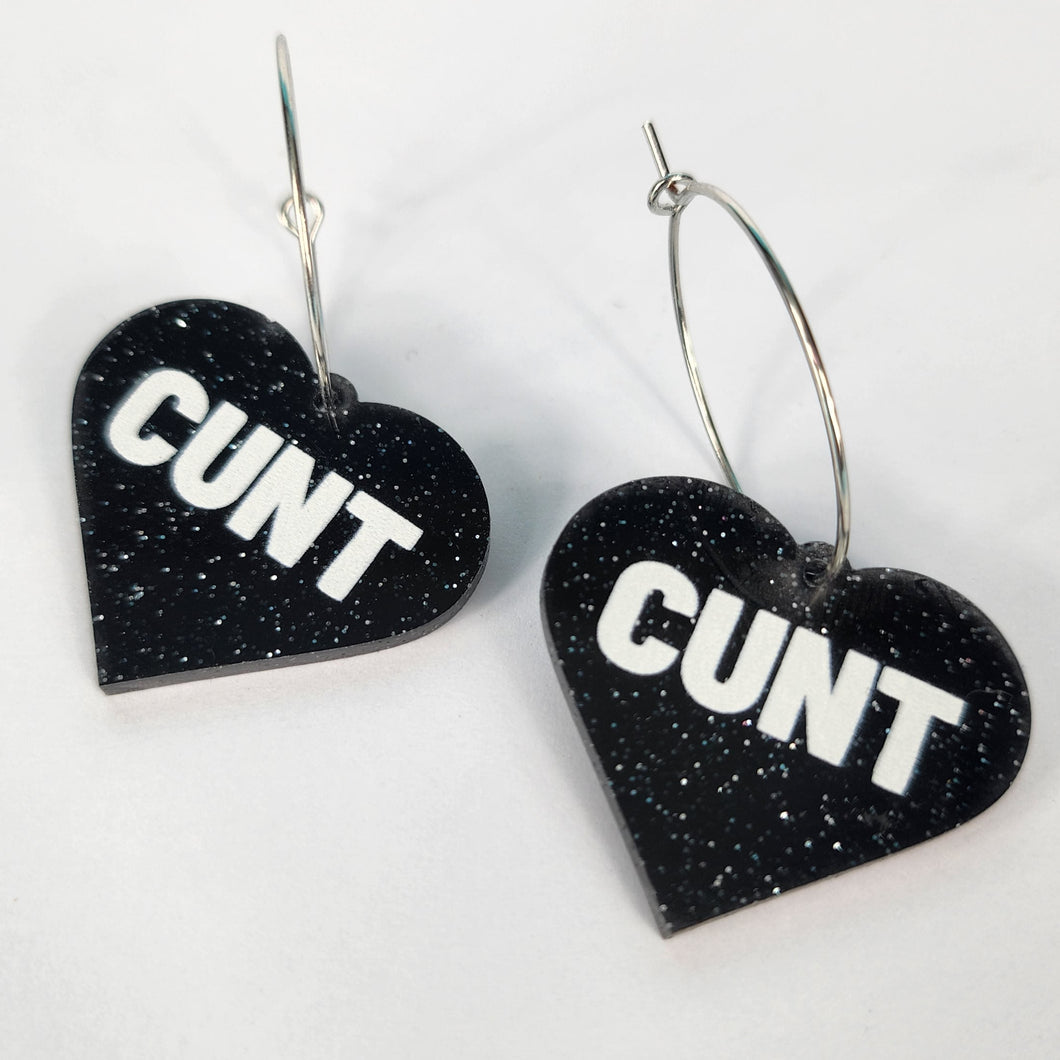 Cunt Hoop Earrings