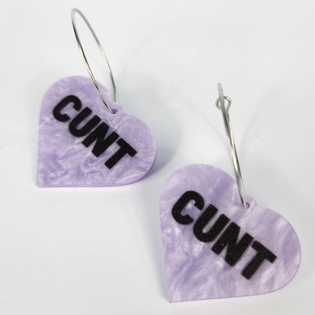 Cunt Hoop Earrings