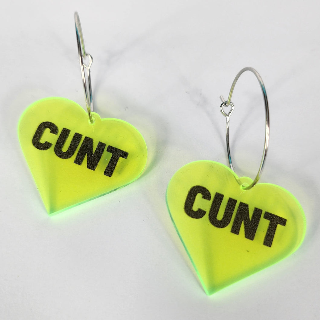 Cunt Hoop Earrings