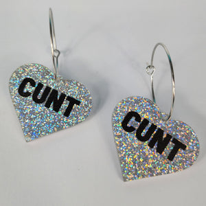 Cunt Hoop Earrings